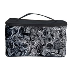 Be True Be Yourself Typographic Print Pattern Cosmetic Storage Case by dflcprintsclothing