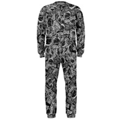 Be True Be Yourself Typographic Print Pattern Onepiece Jumpsuit (men) by dflcprintsclothing