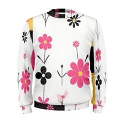  Minimalist Pattern With Simple Lines,flower And Shapes, Creating A Clean And Modern Men s Sweatshirt by myclothy