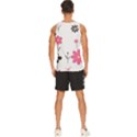  Minimalist Pattern With Simple Lines,flower And Shapes, Creating A Clean And Modern Men s Wide Collar Tank Top View4