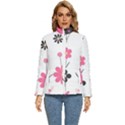  Minimalist Pattern With Simple Lines,flower And Shapes, Creating A Clean And Modern Women s Puffer Bubble Jacket Coat View1