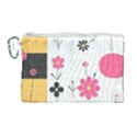  Minimalist Pattern With Simple Lines,flower And Shapes, Creating A Clean And Modern Canvas Cosmetic Bag (Large) View1