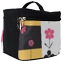  Minimalist Pattern With Simple Lines,flower And Shapes, Creating A Clean And Modern Make Up Travel Bag (Big) View1