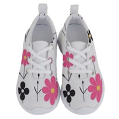  Minimalist Pattern With Simple Lines,flower And Shapes, Creating A Clean And Modern Running Shoes