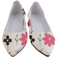  Minimalist Pattern With Simple Lines,flower And Shapes, Creating A Clean And Modern Women s Block Heels  by myclothy