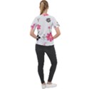  Minimalist Pattern With Simple Lines,flower And Shapes, Creating A Clean And Modern Women s Sport Raglan T-Shirt View2