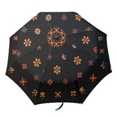 Minimalist Pattern With Simple Lines,flower And Shapes, Creating A Clean And Modern Folding Umbrellas