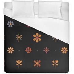 Minimalist Pattern With Simple Lines,flower And Shapes, Creating A Clean And Modern Duvet Cover (king Size)