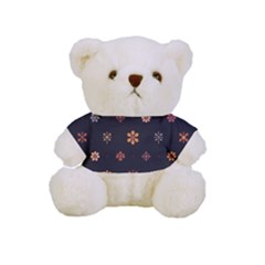 Minimalist Pattern With Simple Lines,flower And Shapes, Creating A Clean And Modern Full Print Tee For Cuddly Teddy Bear