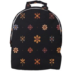 Minimalist Pattern With Simple Lines,flower And Shapes, Creating A Clean And Modern Mini Full Print Backpack