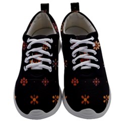 Minimalist Pattern With Simple Lines,flower And Shapes, Creating A Clean And Modern Mens Athletic Shoes