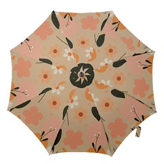 Minimalist Pattern With Simple Lines,flower And Shapes, Creating A Clean And Modern Hook Handle Umbrellas (medium)