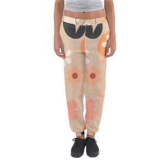 Minimalist Pattern With Simple Lines,flower And Shapes, Creating A Clean And Modern Women s Jogger Sweatpants