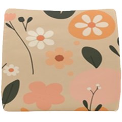 Minimalist Pattern With Simple Lines,flower And Shapes, Creating A Clean And Modern Seat Cushion