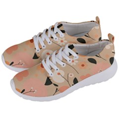 Minimalist Pattern With Simple Lines,flower And Shapes, Creating A Clean And Modern Men s Lightweight Sports Shoes