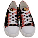  Minimalist Pattern With Simple Lines,flower And Shapes, Creating A Clean And Modern Men s Low Top Canvas Sneakers View1