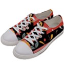  Minimalist Pattern With Simple Lines,flower And Shapes, Creating A Clean And Modern Men s Low Top Canvas Sneakers View2