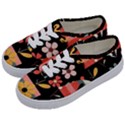  Minimalist Pattern With Simple Lines,flower And Shapes, Creating A Clean And Modern Kids  Classic Low Top Sneakers View2