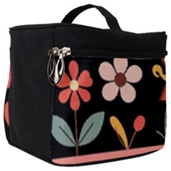  Minimalist Pattern With Simple Lines,flower And Shapes, Creating A Clean And Modern Make Up Travel Bag (big)