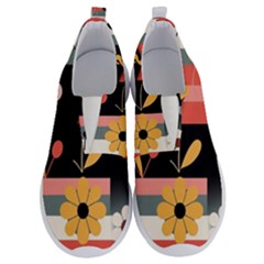  Minimalist Pattern With Simple Lines,flower And Shapes, Creating A Clean And Modern No Lace Lightweight Shoes