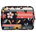  Minimalist Pattern With Simple Lines,flower And Shapes, Creating A Clean And Modern Make Up Pouch (Medium) View2