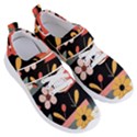  Minimalist Pattern With Simple Lines,flower And Shapes, Creating A Clean And Modern Women s Velcro Strap Shoes View3