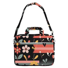  Minimalist Pattern With Simple Lines,flower And Shapes, Creating A Clean And Modern Macbook Pro 15  Shoulder Laptop Bag