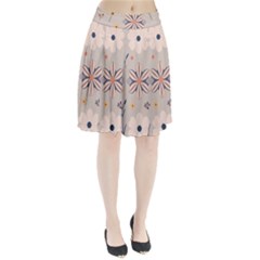  Minimalist Pattern With Simple Lines,flower And Shapes, Creating A Clean And Modern Pleated Skirt