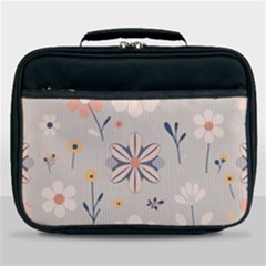  Minimalist Pattern With Simple Lines,flower And Shapes, Creating A Clean And Modern Lunch Bag