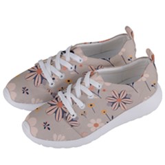  Minimalist Pattern With Simple Lines,flower And Shapes, Creating A Clean And Modern Women s Lightweight Sports Shoes