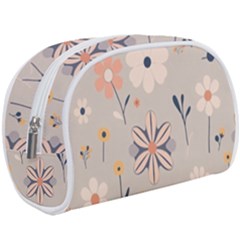  Minimalist Pattern With Simple Lines,flower And Shapes, Creating A Clean And Modern Make Up Case (large) by myclothy