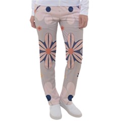  Minimalist Pattern With Simple Lines,flower And Shapes, Creating A Clean And Modern Women s Casual Pants