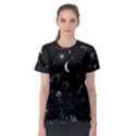 Cosmic Black Space Star Women s Sport Mesh T-Shirt View1