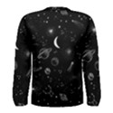 Cosmic Black Space Star Men s Long Sleeve T-Shirt View2