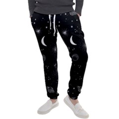 Cosmic Black Space Star Men s Jogger Sweatpants