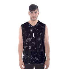 Cosmic Black Space Star Men s Basketball Tank Top