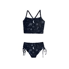 Cosmic Black Space Star Girls  Tankini Swimsuit