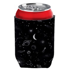 Cosmic Black Space Star Can Holder