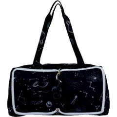 Cosmic Black Space Star Multi Function Bag