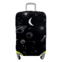 Cosmic Black Space Star Luggage Cover (Small) View1