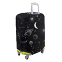 Cosmic Black Space Star Luggage Cover (Small) View2