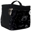 Cosmic Black Space Star Make Up Travel Bag (Big) View1