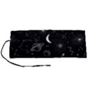 Cosmic Black Space Star Roll Up Canvas Pencil Holder (S) View1