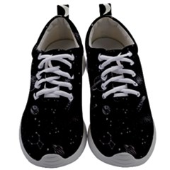 Cosmic Black Space Star Mens Athletic Shoes