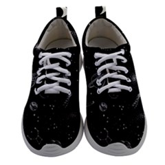 Cosmic Black Space Star Women Athletic Shoes