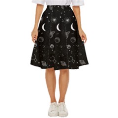 Cosmic Black Space Star Classic Short Skirt