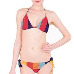  Minimalist Pattern With Simple Lines And Shapes, Creating A Clean And Modern Aesthe Classic Bikini Set