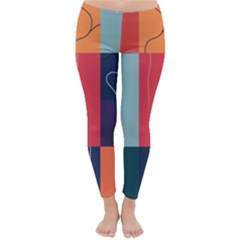  Minimalist Pattern With Simple Lines And Shapes, Creating A Clean And Modern Aesthe Classic Winter Leggings