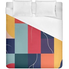  Minimalist Pattern With Simple Lines And Shapes, Creating A Clean And Modern Aesthe Duvet Cover (california King Size)