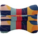  Minimalist Pattern With Simple Lines And Shapes, Creating A Clean And Modern Aesthe Velour Seat Head Rest Cushion View2